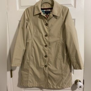 Land’s End Sz Small 6/8 Lined Trench Coat